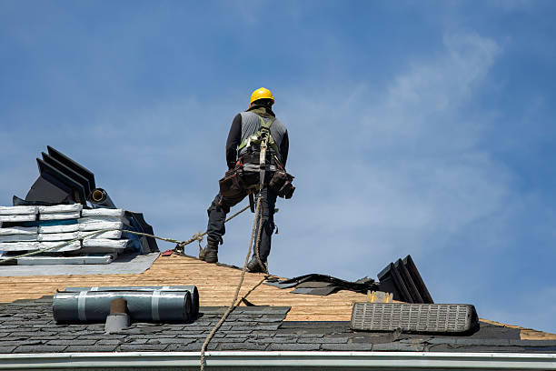 Professional Roofing technician working in Old Ocean, TX